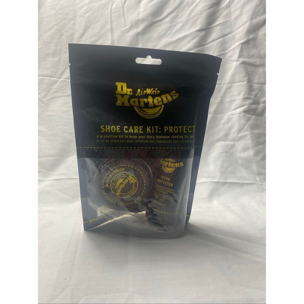 Dr Martens Protect Care Kit Shoe Care Leather Black Unisex OS Clean Classic NIP